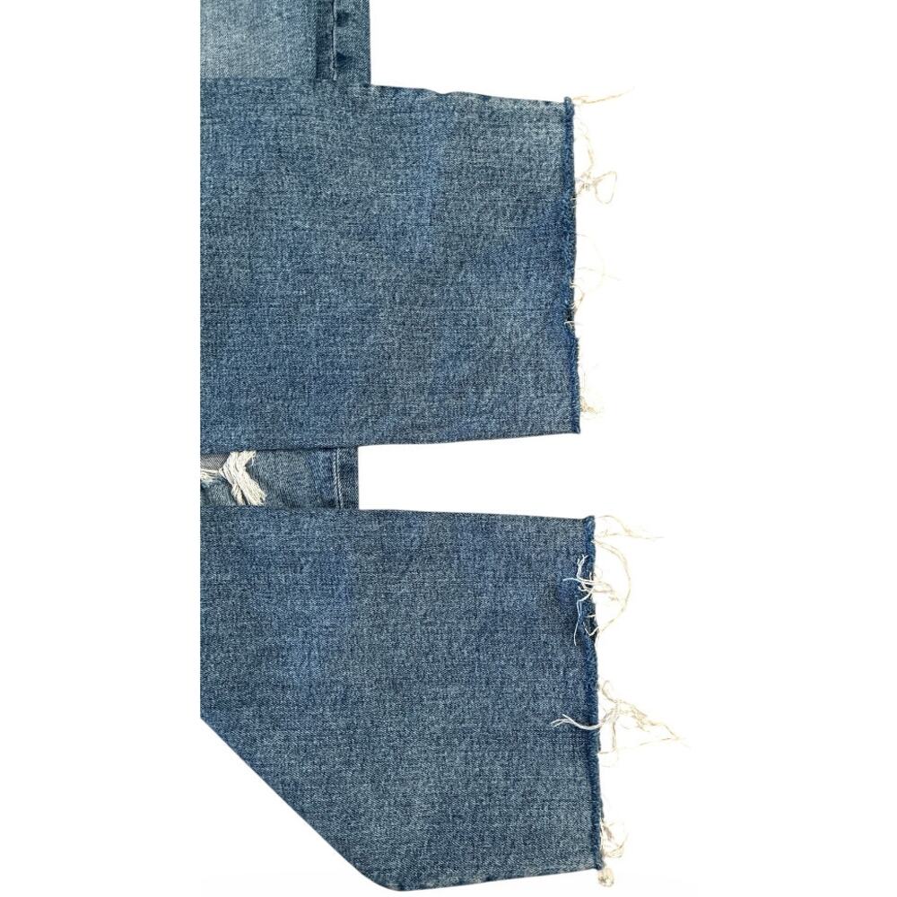 Express Women’s Relaxed Straight Ankle Blue Jeans size 10R - Picture 4 of 10